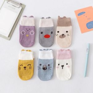 FR-P642 Kaos Kaki Bayi Karakter Animals Bahan Katun Kaos Kaki Bayi Perempuan Laki Laki / Kaus Kaki