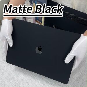 For New 2024 MacBook Air 15 13.6 A2681 A2941 Pro 14 16 13 2023 2021 Case M1 M2 M3 M1 A2337 with Logo hollow Cut out Design Hard shell with Free Keyboard Cover