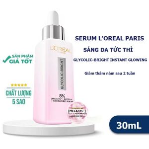 Tinh Chất LOreal Melasyl 8% 30ml Sáng Da Đều Màu Mờ Thâm Nám LOreal Paris Glycolic Bright Melasyl+Glycolic+Niacinamide Serum 30ml