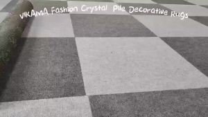 VIKAMA Crystal Velvet Door Mat - Easy to Clean - Toilet and Bathroom Floor Mat - New Christmas Style Home Decoration