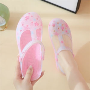JIFANPAUL | Slip-Resistant Platform Jelly Sandals