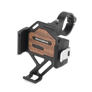 RockBros | 360 °   Giá Đỡ Điện Thoại Xoay Được Cho Xe Máy Và Xe Đạp Điện Chống Rung Kiểu Kẹp Vòng Giá Đỡ Điện Thoại Thông Minh Gắn Xe Đạp GPS