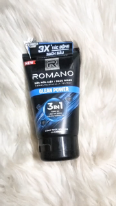 Sữa Rửa Mặt Nam Romano 100g – Đa Tác Dụng Ngừa Mụn Sáng Da