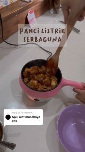 PANCI ELEKTRIK BISA UNTUK MASAK + KUKUS + GORENG / PANCI ELEKTRIC MULTTIFUNGSI