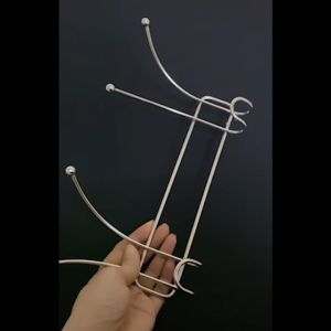 ตะขอแขวน 2 หัว ตะขอกาวติดผนัง สแตนเลส 304 แท้ ไม่ขึ้นสนิม ไม่ต้องเจาะผนัง ไม่ต้องใช้สว่าน ใช้เพื่อแขวนของ Adhesive Hooks ตะขอแขวนติดผนัง ที่แขวนติดผนัง ที่แขวนของ