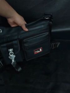 Tas ANTI AIR 2 Fungsi Bisa Dada & Selempang Polo Amstar Bahan Ballon ( Karet ) Waterproof Best Quality Chest Bag Tas Rompi