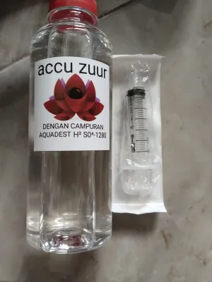 250ML Cairan elektrolit aki kering untuk aki drop dan tekor (bonus suntikan 5ml)
