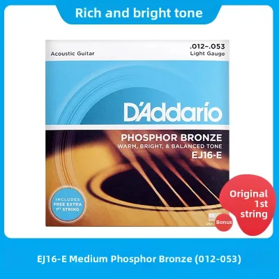 Phosphor Bronze Easy to Use Acoustic Folk Guitar Strings Set