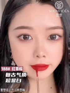 SHOWIDEA original Non stick cup Water Tint Lip Gloss Gel Tint Long lasting  Waterproof Lip Make up