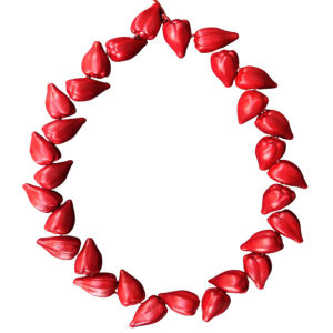 OTC ULA FALA Necklace UlaFala Traditional Roman Reigns Red Men Samoa Ula Fala Ceremonial Samoan Tribal Chief Formal Occasion