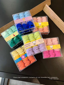 Adorable Colorful Childrens Thumb Hair Ties Baby Hair Bands Non-Damaging Hair Elastic Bands New 2023 Infant Hair Accessories