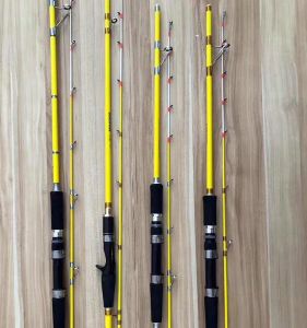 คันเบ็ดคาร์บอน Zhengteng สําหรับการตกปลาในเรือ การออกแบบแปะก๊วยสีเหลือง คุณสมบัติพิเศษ การตกปลาแบบแข็ง เหมาะสําหรับการใช้งานริมทะเลสาบแม่น้ําและในมหาสมุทร