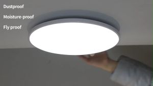 Simple LED Circular Ceiling Lamp Waterproof Dustproof Livingroom Bedroom Anti Mosquito Lights