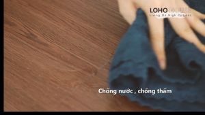Sàn Nhựa Giả Gỗ Dán Keo cao cấp Loho House - Loại bóc dán sẵn keo KT 91.44x15.44 cm dày 2mm