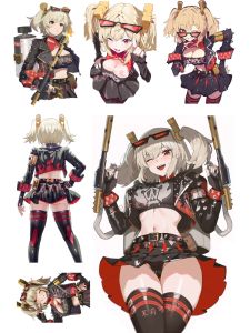 สติกเกอร์กระเป๋าเดินทางสำหรับโน้ตบุ๊กและโทรศัพท์มือถือ สไตล์การ์ตูน ซีรีส์อนิเมะ Anime around Zero Bernie White ที่สร้างสรรค์และทันสมัย