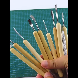 Bộ Dụng Cụ Điêu Khắc Đất Sét 16 Công Cụ Điêu Khắc Đất Sét Công Cụ Gốm DIY Cho Thợ Điêu Khắc CINDY YG