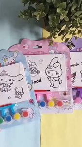 Fancy Drawing Set SANRIO - YC 8007 / Paket Melukis Kuromi Cinnamoroll Melody