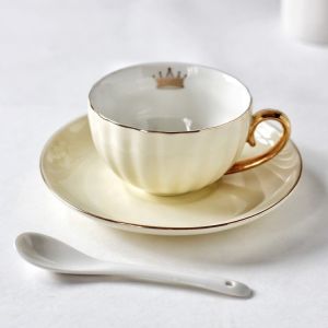 Luxury Elegant Coffee Cup Set European Style Tea Set