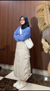 BRIGO Polos Basic Sweatshirt Jahitan Overdeck 280Gsm II Sweater Crewneck Polos Fleece Cotton 280 Gsm Sz M-XXL (Pria & Wanita)