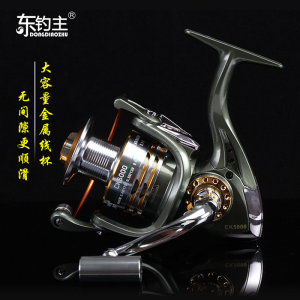 Metal Spinning Reel Fishing Line Wheel for Offshore Big Game Fishing High Speed Ratio Left Right Hand Interchangeable Handle