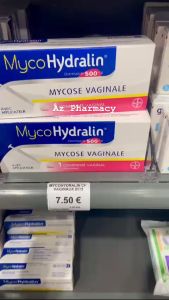 Viên đặt phụ khoa Mycohydralin 500mg mẫu mới nhất nội địa Pháp