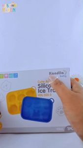 KANDILA BABY CUTE ANIMALS SILICONE ICE TRAY / KDL 035-3 / CETAKAN SILIKON SERBAGUNA TAHAN PANAS DINGIN AMAN UNTUK ANAK