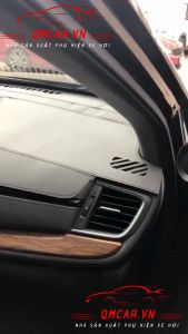 Thảm Taplo Ô Tô Thảm Taplo Da Pu Nappa Honda CRV 2018 - 2023 Được Thiết Kế 3D Ghép Nối