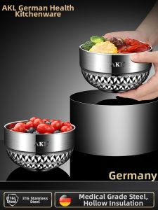AKL | Bát Cách Nhiệt Inox 316 Cho Trẻ Em