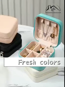 COD Portable Jewelry Travel Multifunction Necklace Earring Ring Women Gifts storage Box Organizer