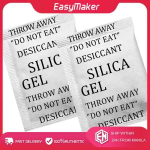 100 Packs Non-Toxic Silica Gel Desiccant Damp Moisture Dehumidifier For Kitchen Room Living Absorber Bag Clothes Food Storage