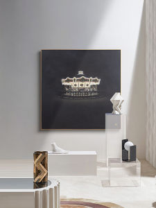 Modern Minimalist Living Room Artistic Decorative Painting Carousel