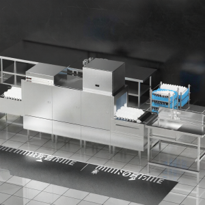 Lecon | Automatic Long Hood Dishwasher with Disinfection and Drying