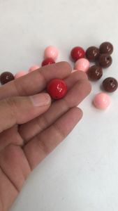 Mix Mote Manik Bulat Beads Plastik Cet Colorful