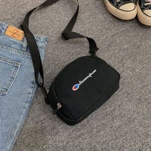 กระเป๋าสะพายข้างผ้าใบสไตล์เกาหลีขนาดเล็กสำหรับผู้หญิงในฤดูใบไม้ผลิและฤดูร้อน กระเป๋าแฟชั่นแบบลำลอง กระเป๋าสะพายข้างทรงสี่เหลี่ยมจัตุรัส