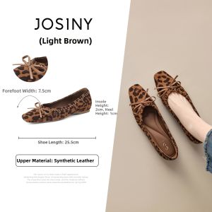 Josiny | French Style Soft Soled Low Cut Comfortable Flat Shoes
