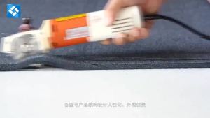 70MM/90MM Hand Push Electric Scissors Electric Circle Cutting Mesin Potong Kain  Round Knife Cloth Cutter Machine