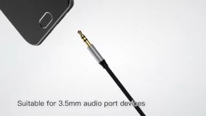 Dây cáp âm thanh chất lượng cao AUX Audio 3.5mm Baseus Yiven Audio Cable M30 (Hàng chính hãng)