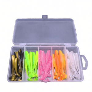 XIANOUKA | Double Color Smooth Body Soft Bait for Freshwater Bass and Perch Fishing