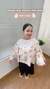 Anakkecilku Apron Menyusui Nursing Cover Premium Print