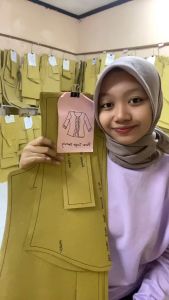 【COD】Pola Blazer Dewasa Tanpa Kancing | Pola Baju Wanita Lengkap | Pola Instan | Pola Jiplak | Pola Jahitan Lengkap Firdaus Busana