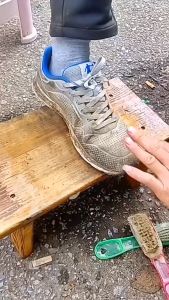 Tiktok Same Multifunctional Household Bubble Cleaning Agent Cleaning Brush White Shoes Sports Shoes Shoe Polishing