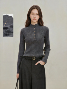 INMAN | Half-High Neck Wool Knitwear