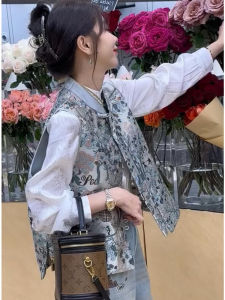 New Chinese Style Embroidered Jacket Open Cardigan Womens Casual Loose Slimming Top Fashionable Personality Leisure Versatile