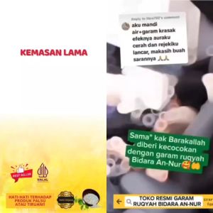 Garam Ruqyah Bidara An-Nur 200gr Asli Dapat Menetralisirkan Aura Negatif
