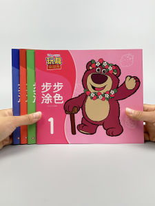 Sách Tô Màu Toy Story Creative Drawing Book for 3-6 Years Old Children Gift Kindergarten Step Practice Paint by Number Book