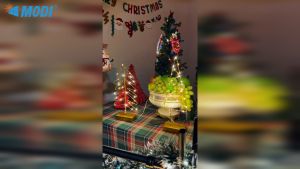 MODI ไฟประดับวันคริสต์มาส ตกแต่งสวน หน้าบ้าน ของขวัญปีใหม่ merry christmas ไฟกระพริบโซล่าเซลล์ รีโมทคอนโทรล ไฟคริสต์มาส