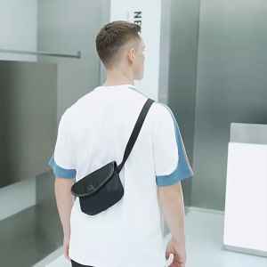 Trendy Men Water Resistant Crossbody Sling Bag Male Small Korean Korea Style