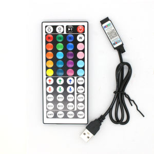 44 Keys IR Remote Control 4Pin RGB Double Output Smart USB Bluetooth APP Controller for 5V 5050 2835 RGB LED Strip Light Dimmer