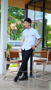 Baju Koko Pria Lengan Pendek Motif Anos Kemeja Elrumi Terbaru Bahan Katun Toyobo Grade A
