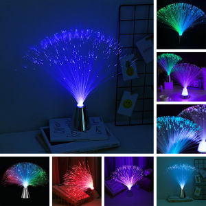 【In Stock】Colorful LED Optic Fiber Flower Light Star Sky Festival Atmosphere Night Lamp